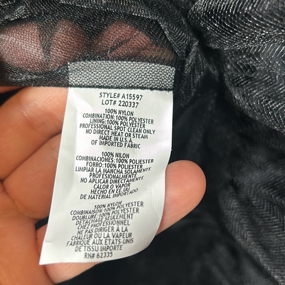 New Betsy & Adam Strapless Black Tulle Layered Evening Y2K Prom Party Dress 2 - Picture 13 of 15